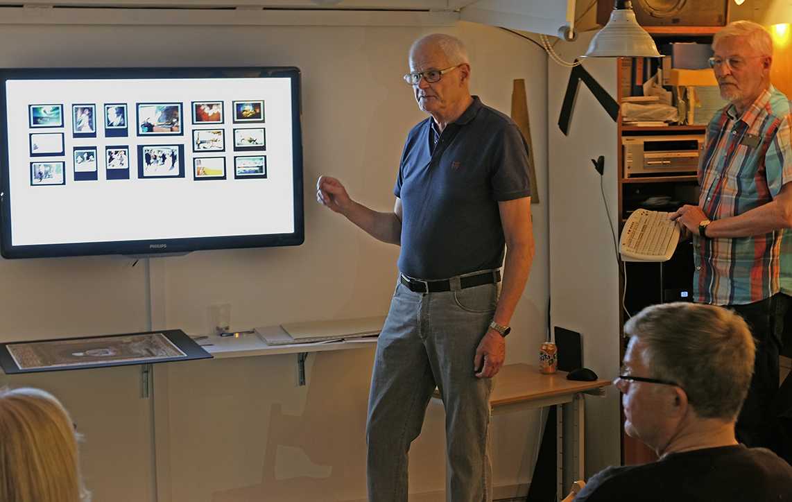 Finn Worsøe fortæller om planlægning af fotoudstilling