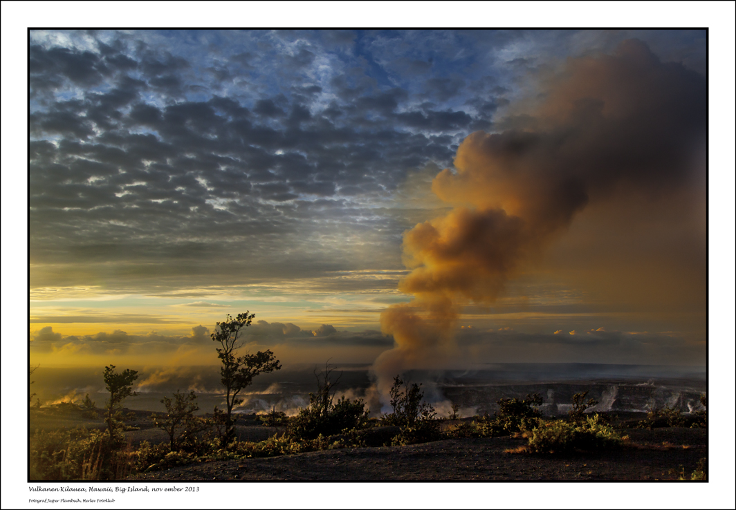 Jesper Plambech Vulkanen Kilauea, Hawaii Big Island 2013